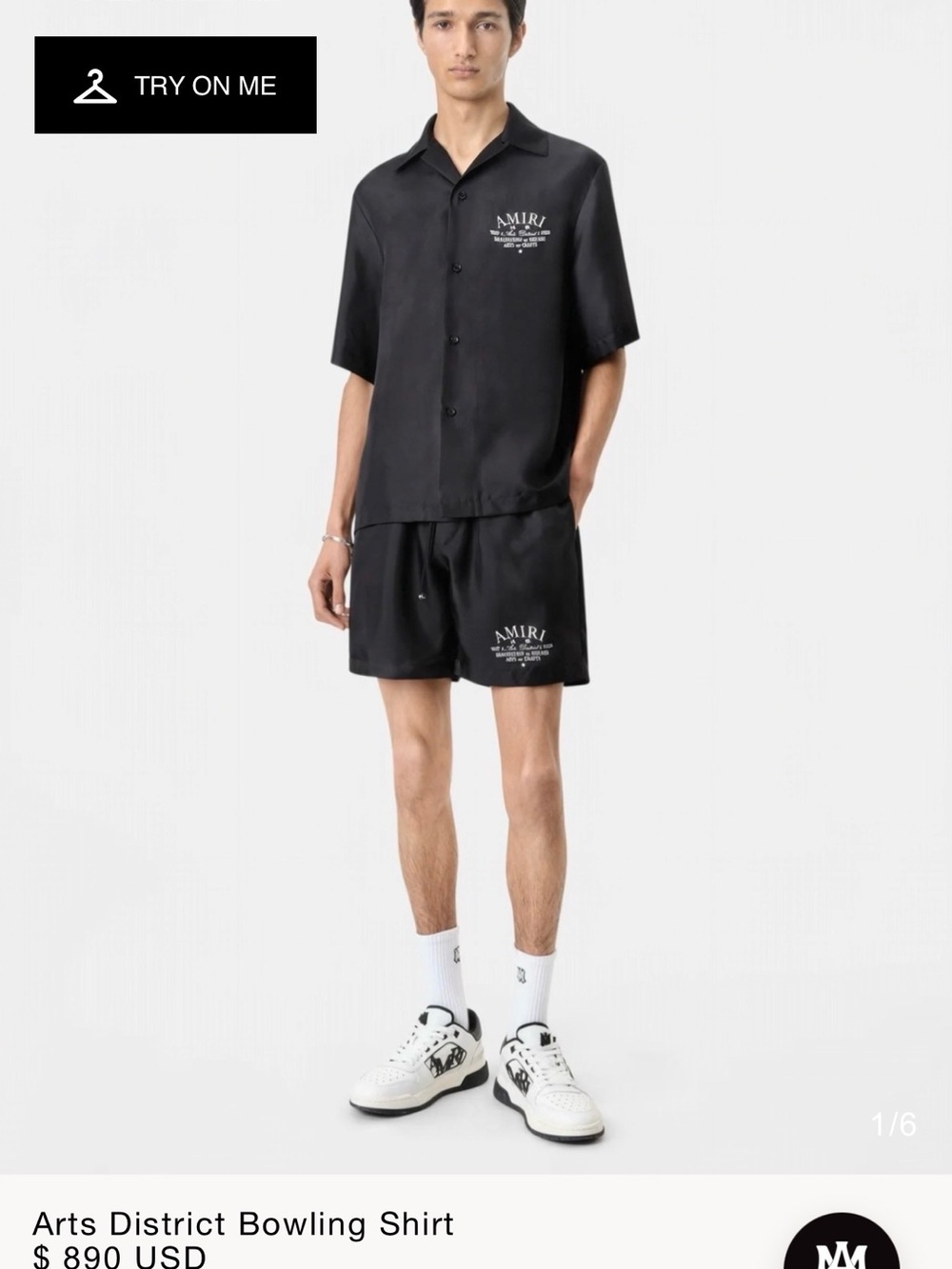 AMIRI Arts District Bowling Shirt - Picture 10 of 10